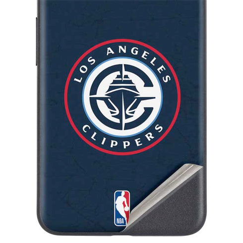 NBA Los Angeles Clippers Distressed Blue Google Pixel 5a Skin